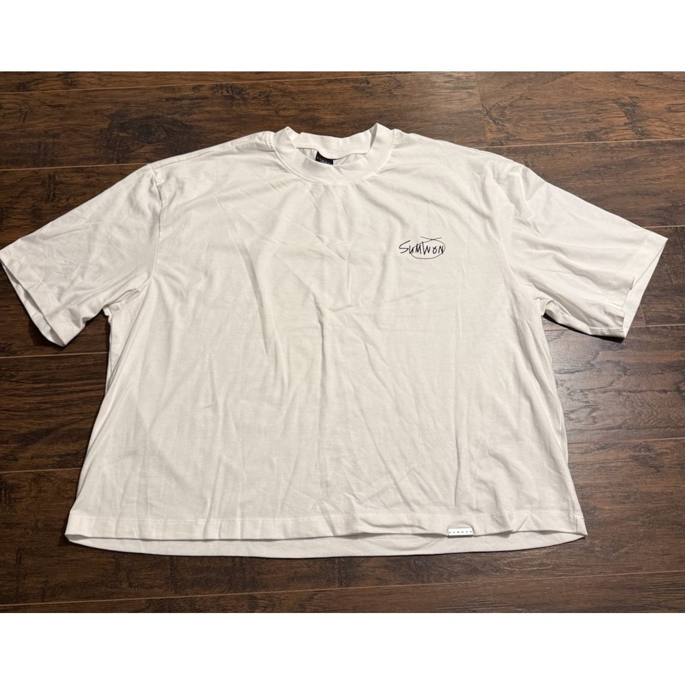 SUMWON Women Oversized Graphic Tee "Its Okay to Unfollow People.." Streetwear XL